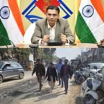 डीएम सविन बंसल के निर्देश पर क्यूआरटी टीम की जांच में खुली पोल, नियमों के खिलाफ चल रहा था रोड कटिंग कार्य।