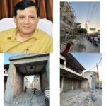 नवीन आढ़त बाजार निर्माण अंतिम चरण में, एमडीडीए उपाध्यक्ष बंशीधर तिवारी ने दिए कार्य तेजी से पूरा करने के निर्देश